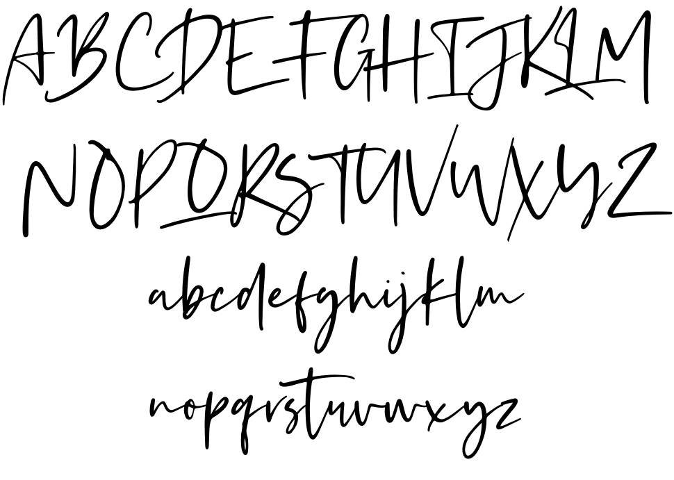 Kaileigh font Örnekler