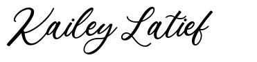 Kailey Latief font