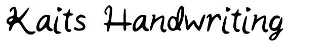 Kaits Handwriting font