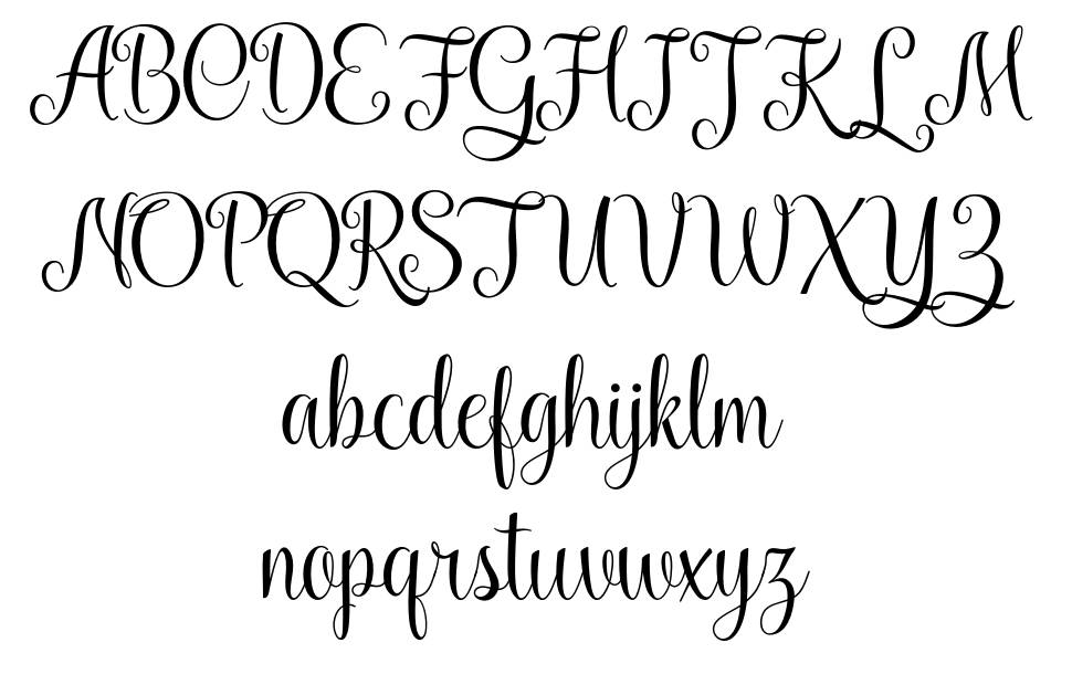 Kaiyila Script font