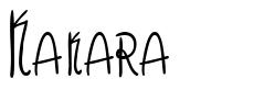 Kakara 字形