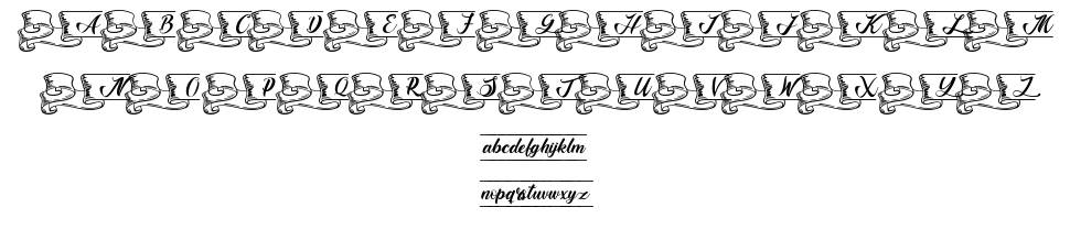 Kaldevaderibbon フォント 標本