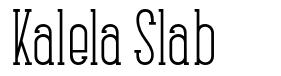 Kalela Slab шрифт
