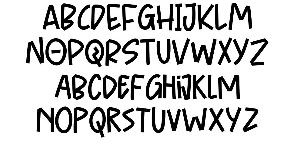 Kalemanja font Örnekler
