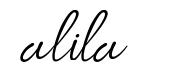 Kalila шрифт