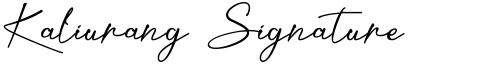 Kaliurang Signature