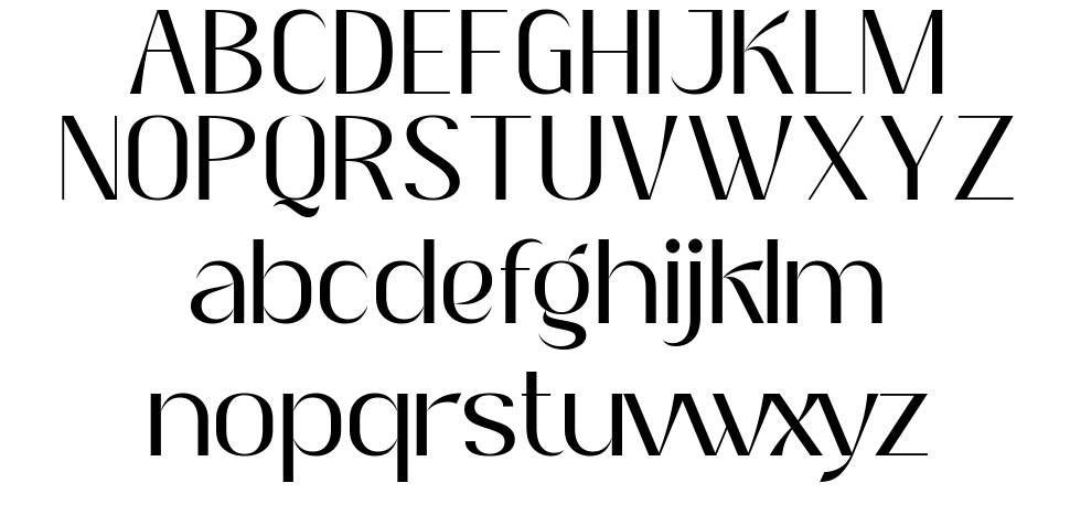 Kalivo font specimens