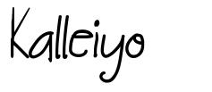 Kalleiyo font