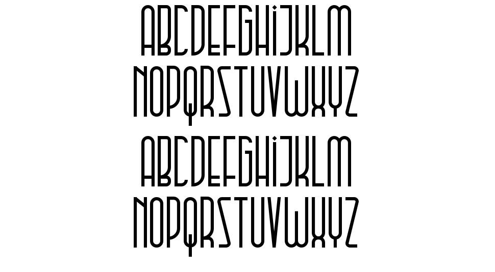 Kalliant font specimens