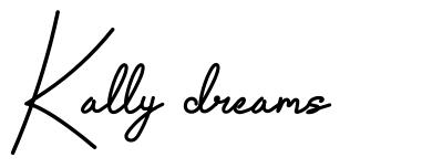 Kally dreams font