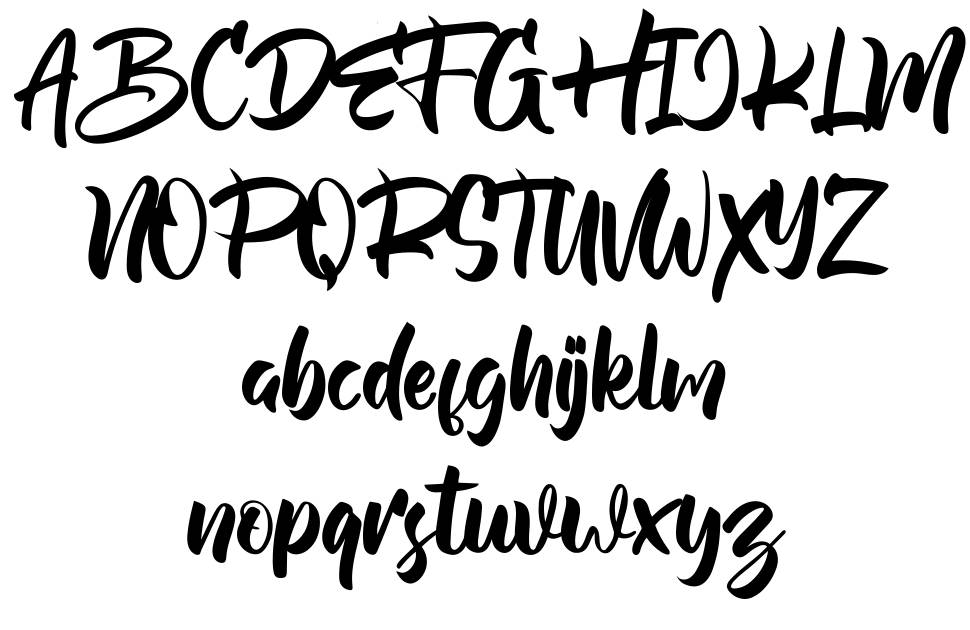 Kalyubi font Örnekler