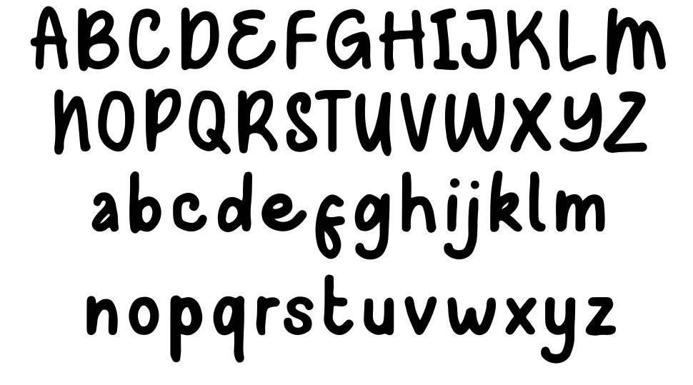 Kamako font Örnekler