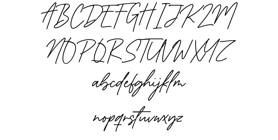 Kampsite font specimens