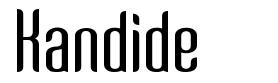 Kandide font