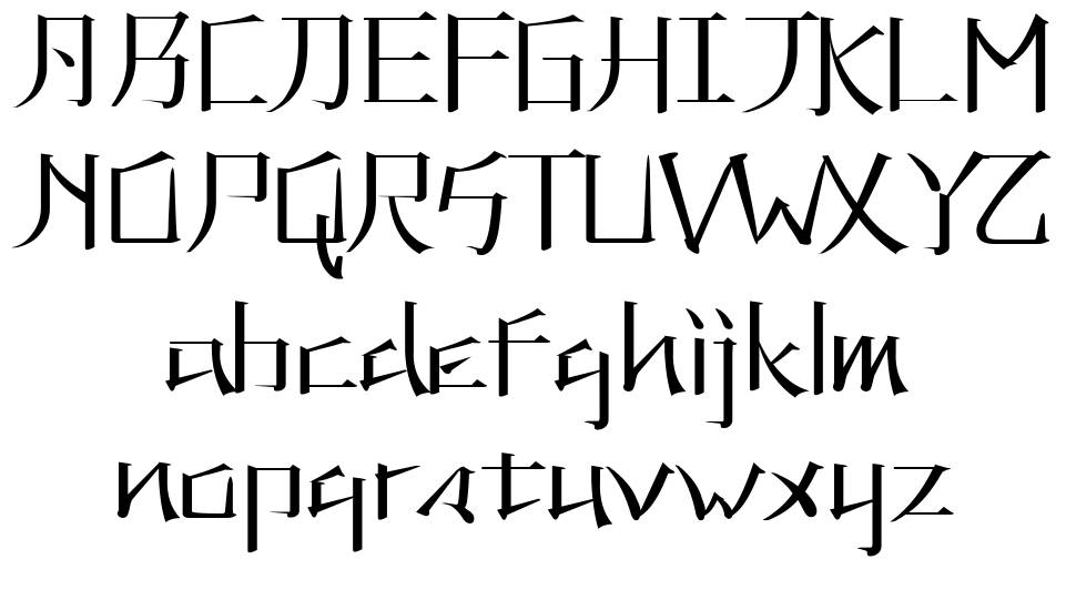 Kaneiwa Alp písmo Exempláře