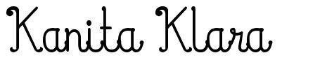 Kanita Klara шрифт