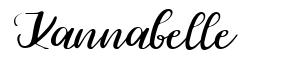 Kannabelle шрифт