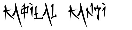 Kapital Kanji font