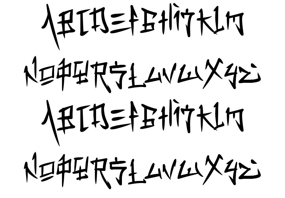 Kapital Kanji font specimens
