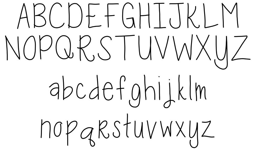 Kara kaboodle font specimens