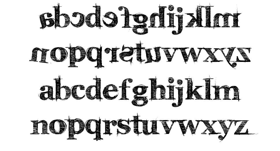 Karabine písmo Exempláře
