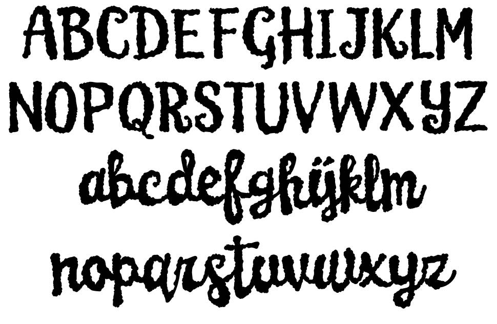 Karamelia フォント 標本