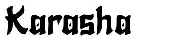 Karasha font