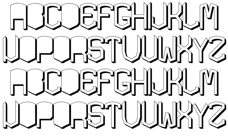 Kardon Type font specimens