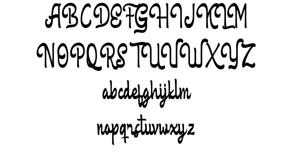 Karline font Örnekler