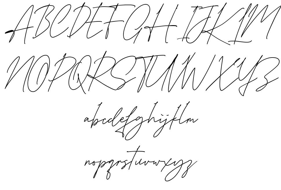 Karllina font specimens