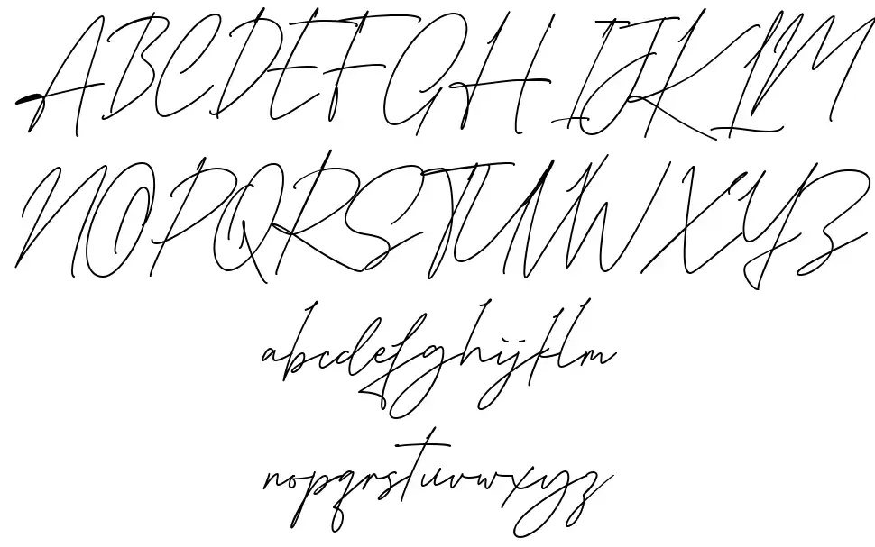 Karllina schriftart vorschau