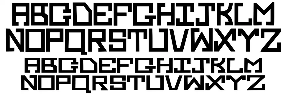 Kasattackfont specimens