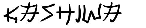 Kashiwa font