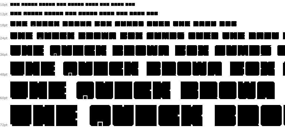 Kasual Bloks шрифт Водопад