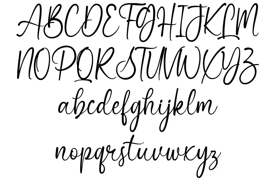 Katagirifont specimens