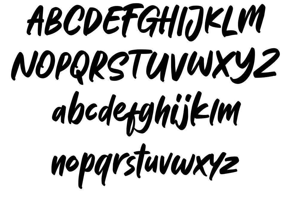 Katenila font