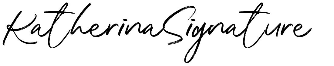 Katherina Signature font