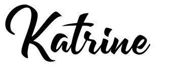 Katrine шрифт