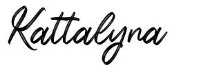 Kattalyna шрифт
