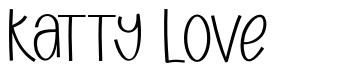 Katty Love font