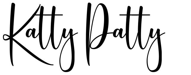 Katty Patty шрифт
