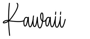 Kawaii шрифт