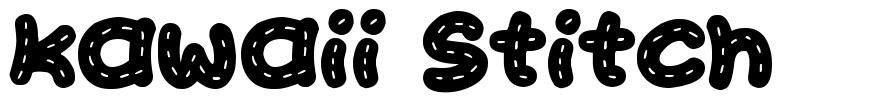 Kawaii Stitch шрифт