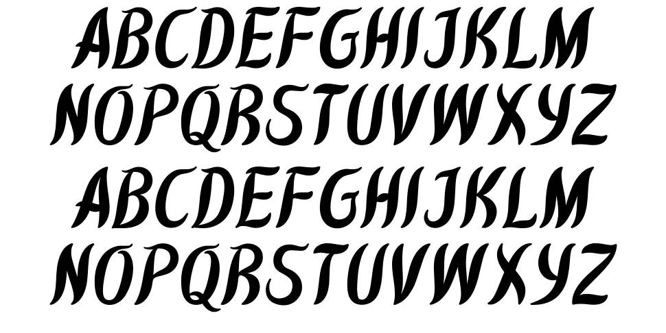 Kawit font specimens