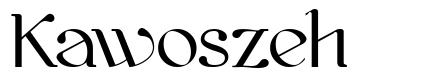 Kawoszeh font