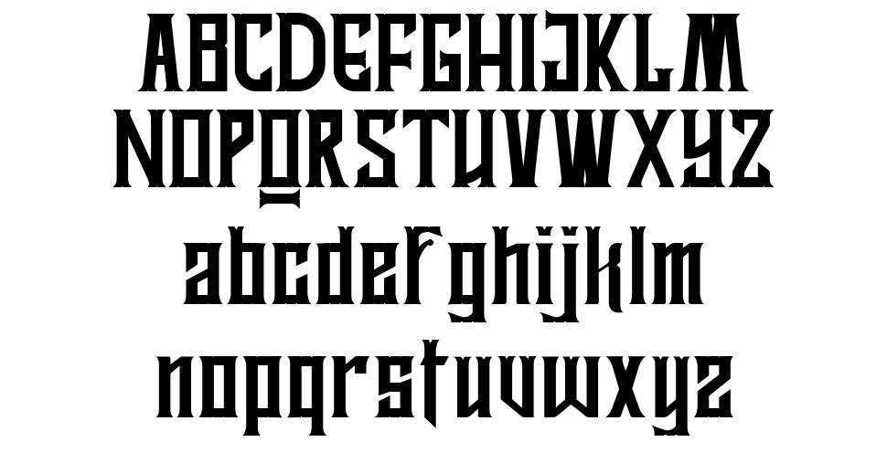 Kayambang font specimens