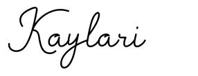 Kaylari font