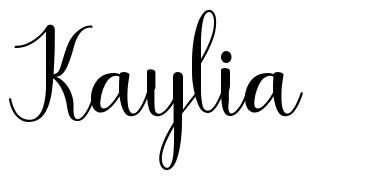 Kaylia font