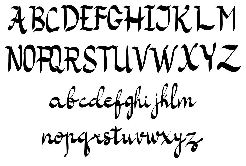 Kazasttan フォント 標本
