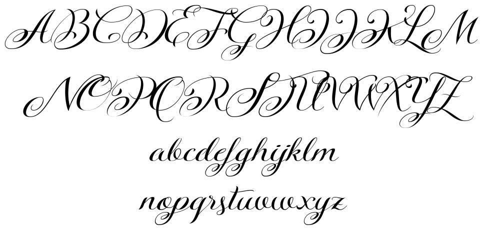 Kazincbarcika font specimens